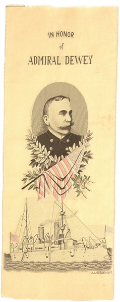 Admiral Dewey USS Olympia Ribbon