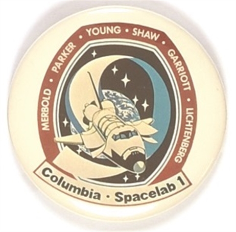 Columbia Spacelab 1 Space Pin