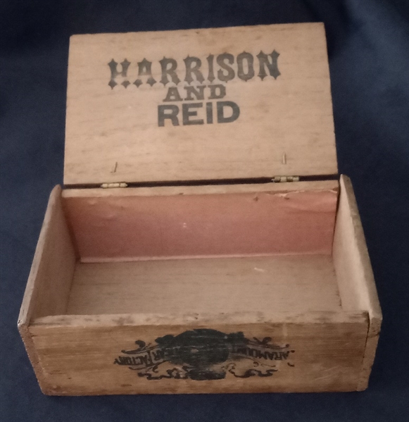 Harrison and Reid Cigar Box