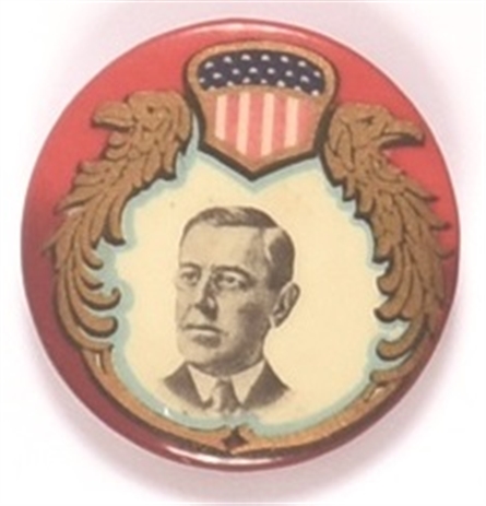 Wilson Colorful Shield and Eagles Pin