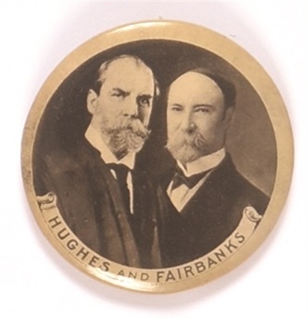 Hughes and Fairbanks Scarce 1916 Larger Size Jugate