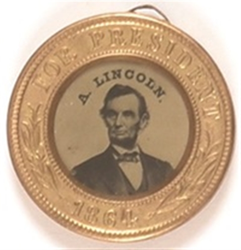 Lincoln, Johnson Rare 1864 Ferrotype