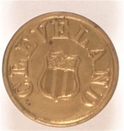 Cleveland Embossed Brass Stud