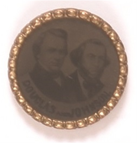 Douglas, Johnson Rare Ferrotype Jugate