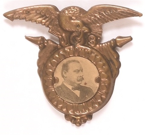 Cleveland Brass Shell Eagle Pin