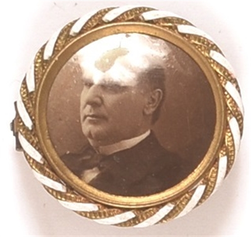 William McKinley Framed Sepia Pin