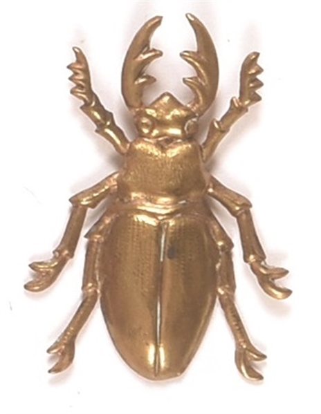 McKinley Gold Bug Pinback