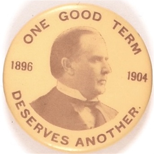 McKinley One Good Term Deserves Another
