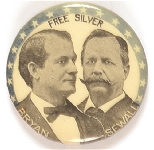 Bryan and Sewall Free Silver Jugate