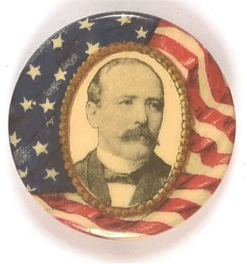 Parker Baltimore Badge Flag Celluloid