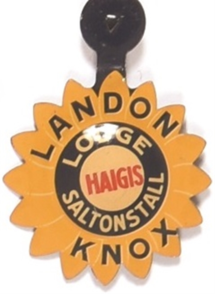 Landon Massachusetts Litho Sunflower Tab
