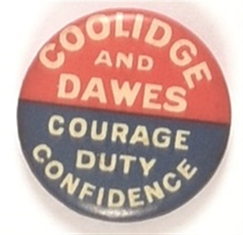 Coolidge Courage, Duty, Confidence