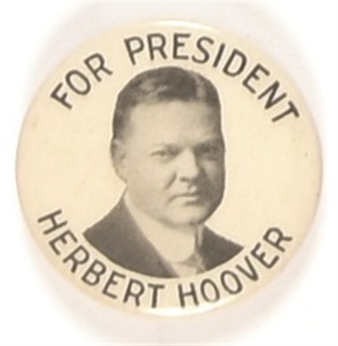 Herbert Hoover for President Celluloid