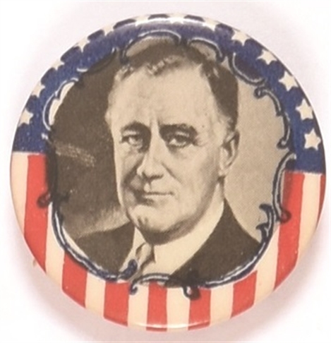 FDR Stars and Stripes Celluloid