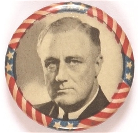 Roosevelt Stars and Stripes Celluloid