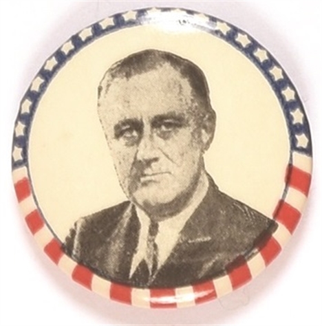 FDR Stars, Stripes Black Photo