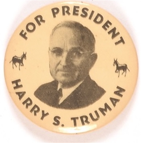 Truman Democratic Donkeys Celluloid