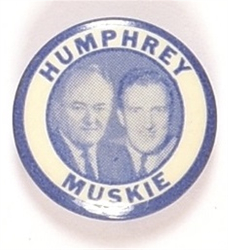 Humphrey, Muskie Blue and White Jugate