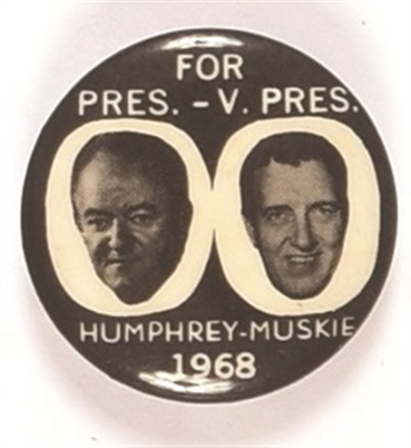 Humphrey, Muskie 1968 Jugate