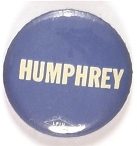 Humphrey Blue and White Celluloid