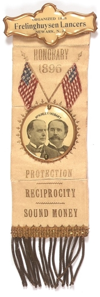 McKinley, Hobart Frelinghuysen Lancers Ribbon