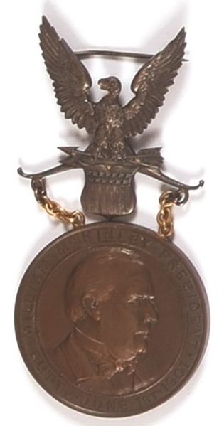 McKinley Butte, Montana 1901 Medal and Pin
