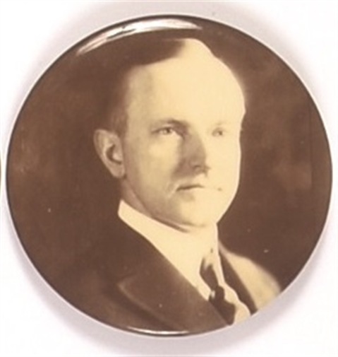Coolidge Large Sepia Celluloid