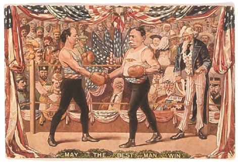 Taft-Bryan Boxing Match Postcard