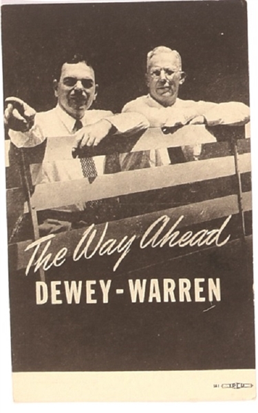 Dewey, Warren The Way Ahead Postcard