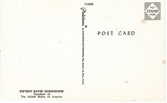 Dwight Eisenhower Color Postcard