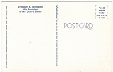 Lyndon Johnson Color Postcard