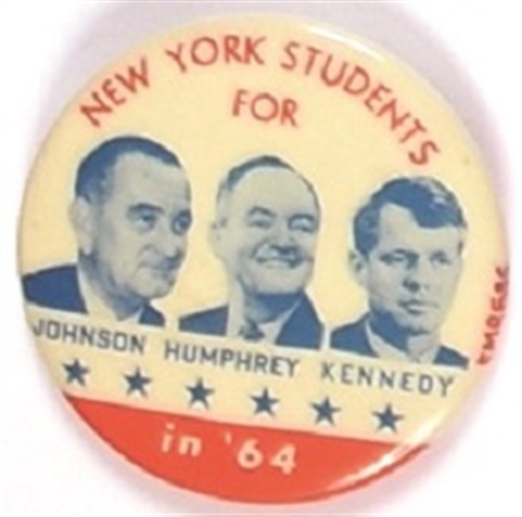 NY Students for Johnson, Humphrey, Kennedy