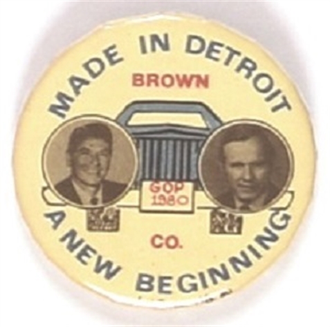 Reagan, Bush Brown Co. Indiana Jugate
