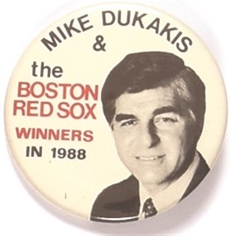Dukakis Boston Red Sox