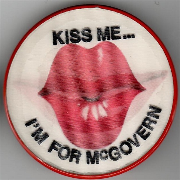 Kiss Me Im for McGovern Flasher