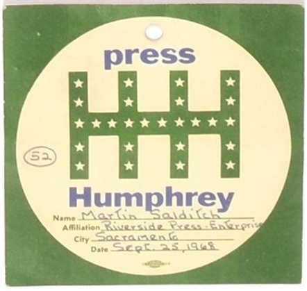 Humphrey Press Cardboard ID Badge
