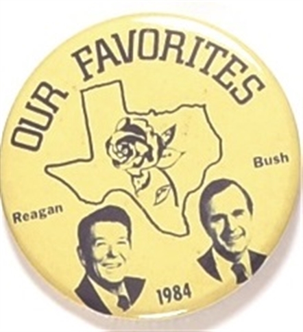 Reagan, Bush Texas Our Favorites Jugate
