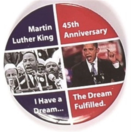 Obama, King the Dream Fulfilled
