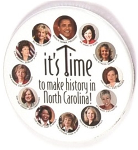 Obama Make History in North Carolina