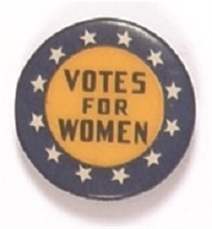 Votes for Women 12 Stars Pin