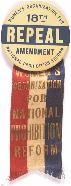 Women Prohibition Repeal Badge