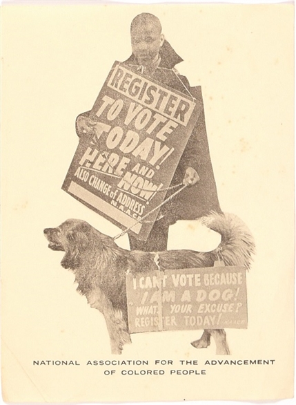 Civil Rights Register to Vote Handbill