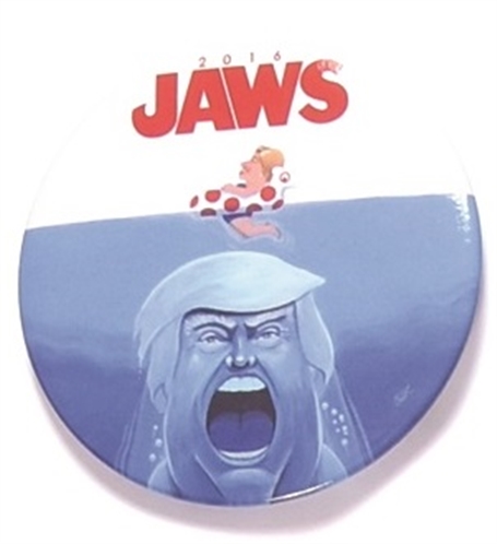 Trump, Hillary Clinton Jaws
