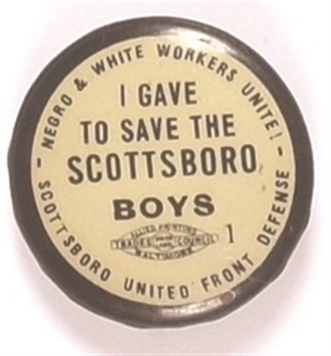 I Gave to Save the Scottsboro Boys