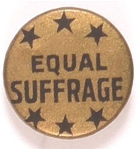 Equal Suffrage Celluloid