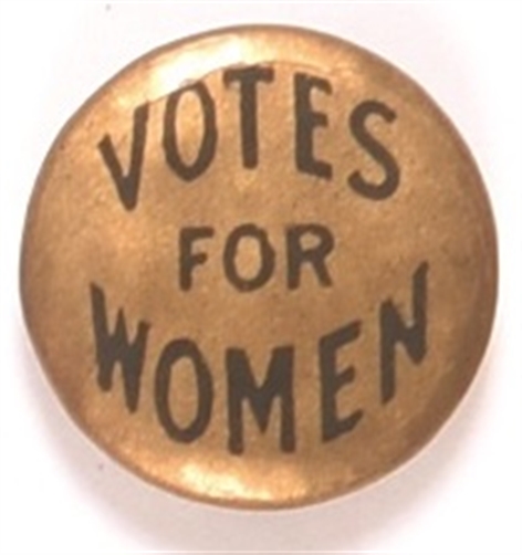 Votes for Women Gold Celluloid