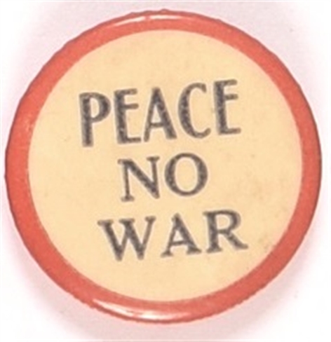Peace No War
