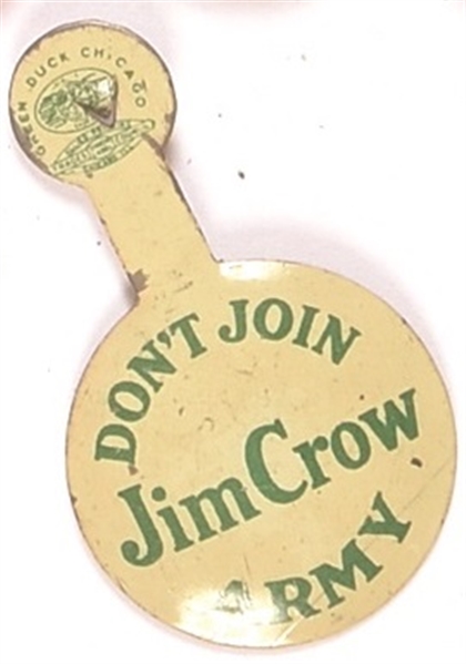 Dont Join Jim Crow Army Tab
