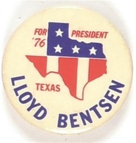 Lloyd Bentsen Texas 1976 Hopeful