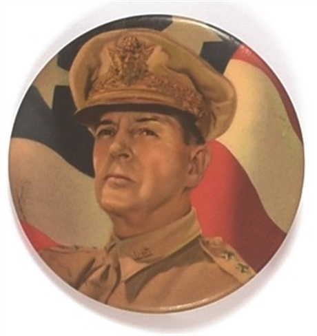 General MacArthur Colorful Celluloid